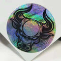 Free Design Custom Print 3d Hologram Sticker Metallic Holographic Rainbow Laser Hologram Sticker