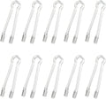Mini Tong Hand Shape Silicone Food Kid Tongs for Sugar Cubes Serving Food