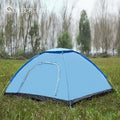 Automatic Double Door Family Outdoor Tent Easy Glamping Waterproof Canvas Camping Trip 3-Season Single Layer