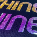 2024 QUAFF Korean Hologram Heat Transfer Vinyl 0.5*25m Transfer Film PU PET for Clothing