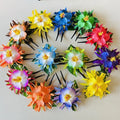 Spider Lily Foam Flower Hair Pick Tropical Hair Decorate Accessories Artificial Island Tiara Ear Accessories