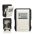 4-Digit Wall Mounted Key Safe With Sliding Lid for Home Garage School Office Key Box Combination Lock