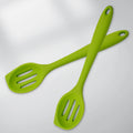 Food Grade BPA Free Kitchen Silicone Slotted Spoon Heat Resistant Non-Stick Eco-Friendly Dishwasher Safe Scraper Spoon