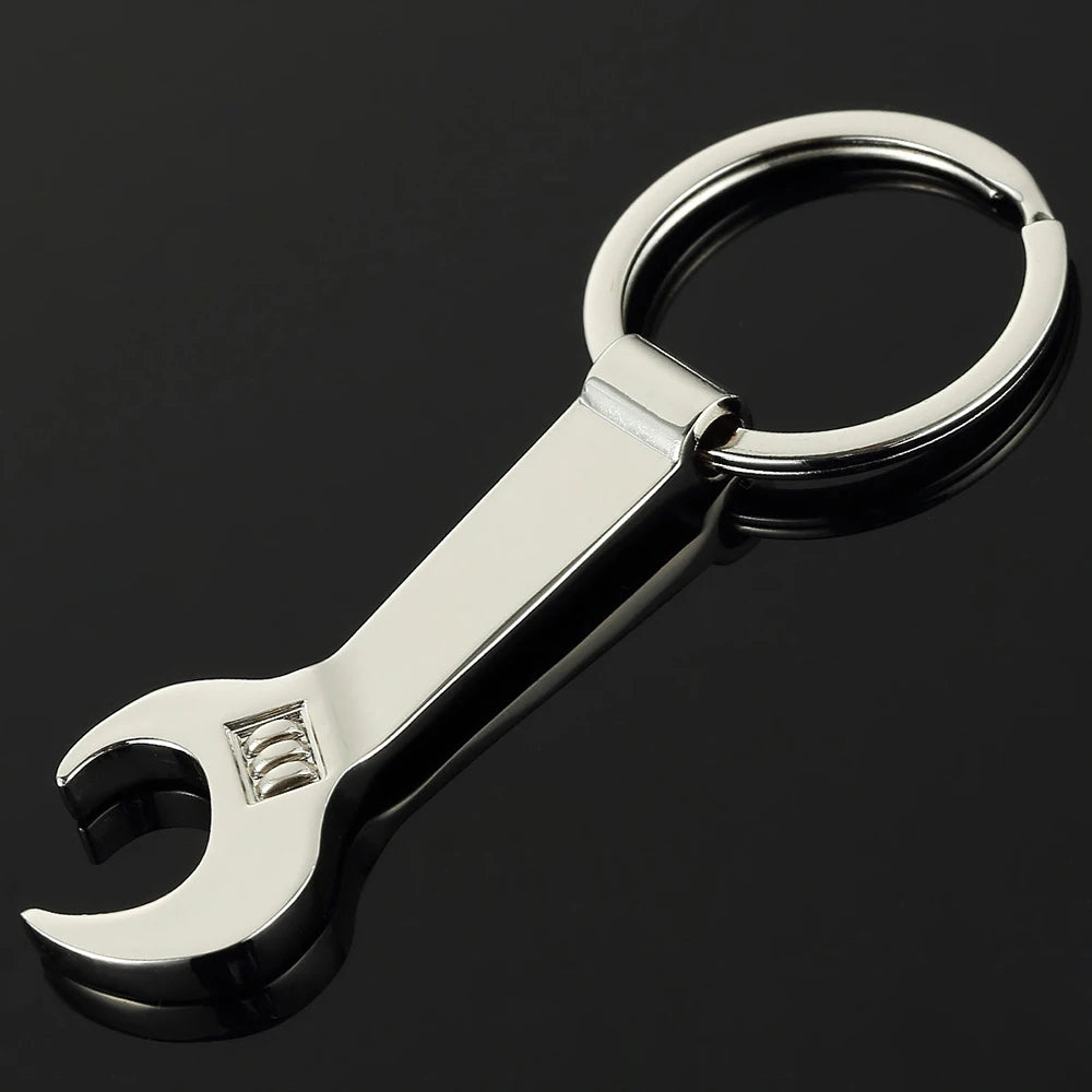 Fashion Car Gift Key Chain Ring Metal Mini Wrench Tool Keychain