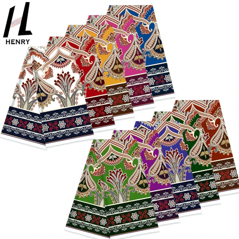 Various Colors Island Style Fancy Floral Design Fabric Wholesale 100% Polyester Digital Printing Fabric for Garment