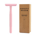 Safety Razor with Double Edge Blade and Long Handle for Womens Shaving Razor for Smooth and Precise Shave
