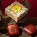 OEM/ODM 130g Sandalwood Essential Oil Handmade Soap Washing Face Bathing Wooden Agarwood Oil Control Soap Hand Gift MegaBDM