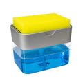 Dish Soap Dispenser with Pump for Kitchen Sink Sponge Holder Detergent Dispenser