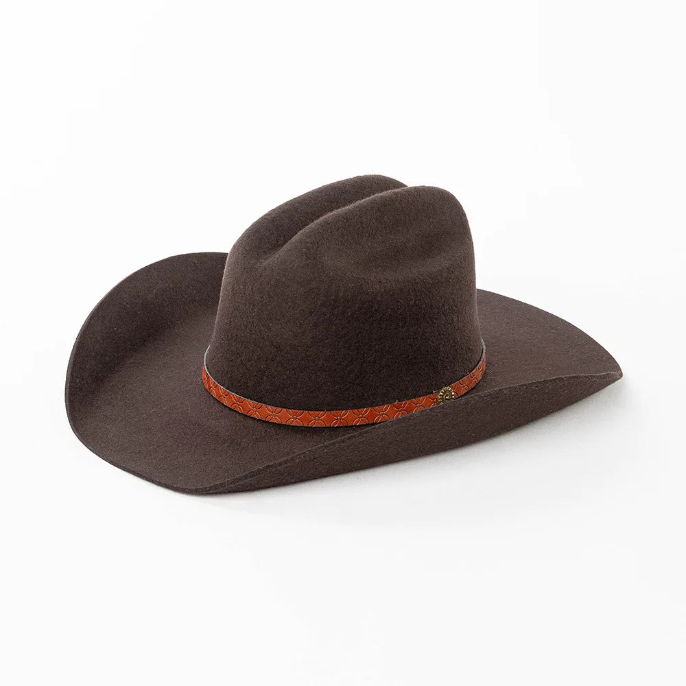 Hot Sale Fashion Casual Cowboy Leather Belt 100% Wool Cowboy Hats