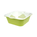 Double Layer Plastic Sink Injection Mold for Household Plastic Square Cleaning Fruit and Vegetable Storage Basket