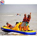 Factory Good Quality Custom Crazy Water Tube 4 Person Inflatable Bandwagon Water Sports Jet Ski Towable Ski Boat Tube