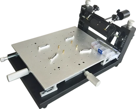 Puhui SMT PCB Solder Paste Silk Stencil Printer Machine Screen Printing Table Solder Paste Printing Station
