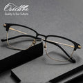 High Quality Brand Design Titanium Crafted Eyewear Spectacles Prescription Optical Frames Glasses Customized Kacamata Wholesale
