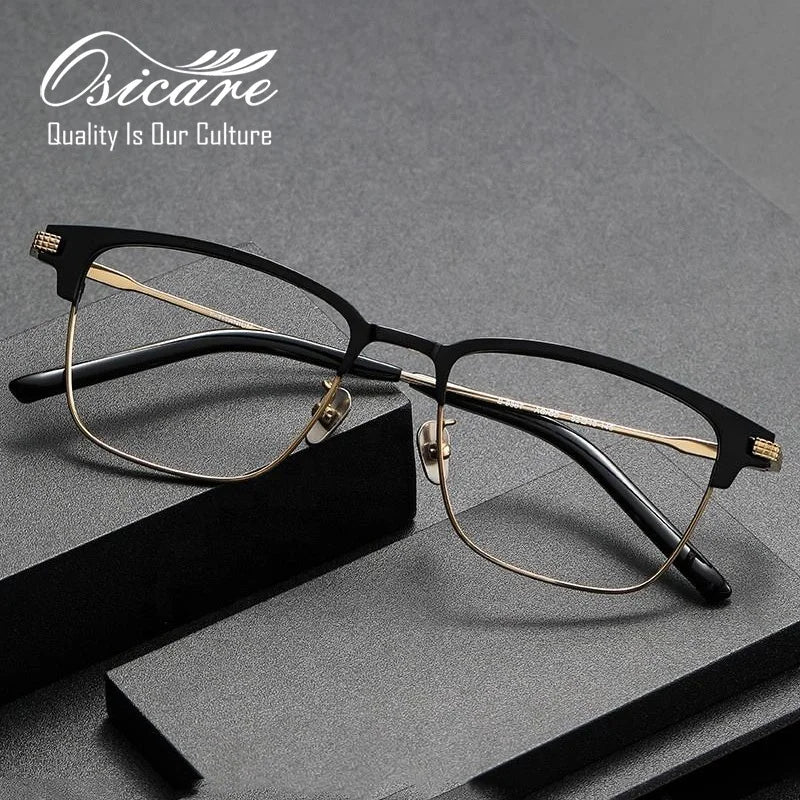 High Quality Brand Design Titanium Crafted Eyewear Spectacles Prescription Optical Frames Glasses Customized Kacamata Wholesale