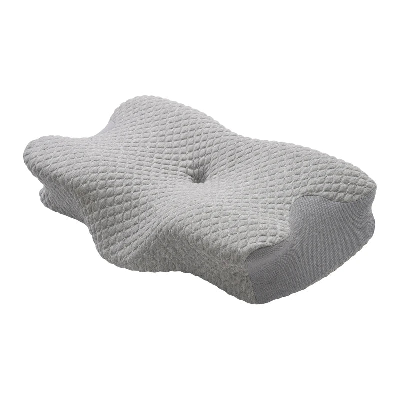 WJ-2070 Rectangle Shaped Ergonomic Sleeping Cervical Orthopedic Neck Bed Memory Foam Pillow Skin Friendly Camping Hotel