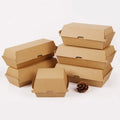 Customized Disposable Kraft Food Packaging Take Away Paper Box