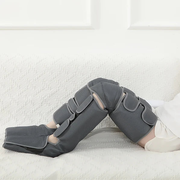 Rechargeable air Compression Calf Massager Muscles Relaxation Calf Massager With Heat Easy to Wear Full Leg Wraps Massager