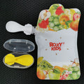 Food Grade BPA Free Puree Feeding Baby Food Pouch With Silicone Spoon