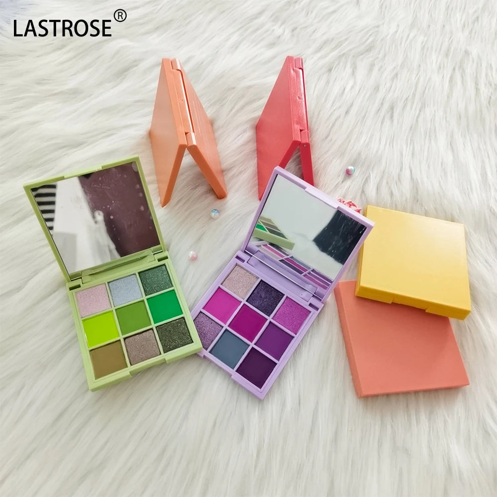 Party Eye Shadow 9 Color High Pigment Eyeshadow Palette Private Label Matte Glitter Cosmetics