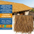 Weather Resistant Chaume Pour Chalets Chaume Artificiel Tegole Di Paglia Synthetic Straw Roofing Thatch