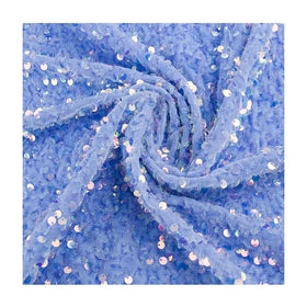 Wholesale Luxury Strech Embroidery Glitter Evening Dress Sequin Fabric Velvet Sequin Fabrics