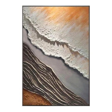Handpainted Extra Large Wall Art Decor Modern Art Acrylic Thick Texture Relief Abstract Oil Painting on Canvas
