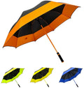 Ovida Luxury Straight Golf Umbrellas Promotion Wholesale Customized Logo Printing Semi-Automatic Open 120cm Color Fiberglass