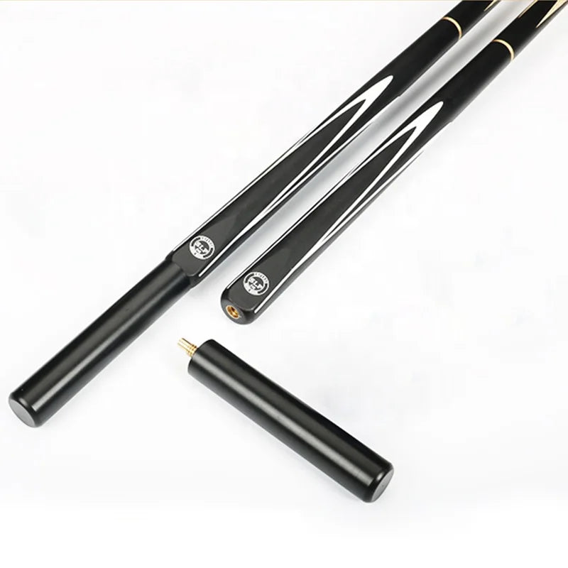 High Quality Billiard Cue 3/4 Split Wood Snooker Cue with Plastic Extension