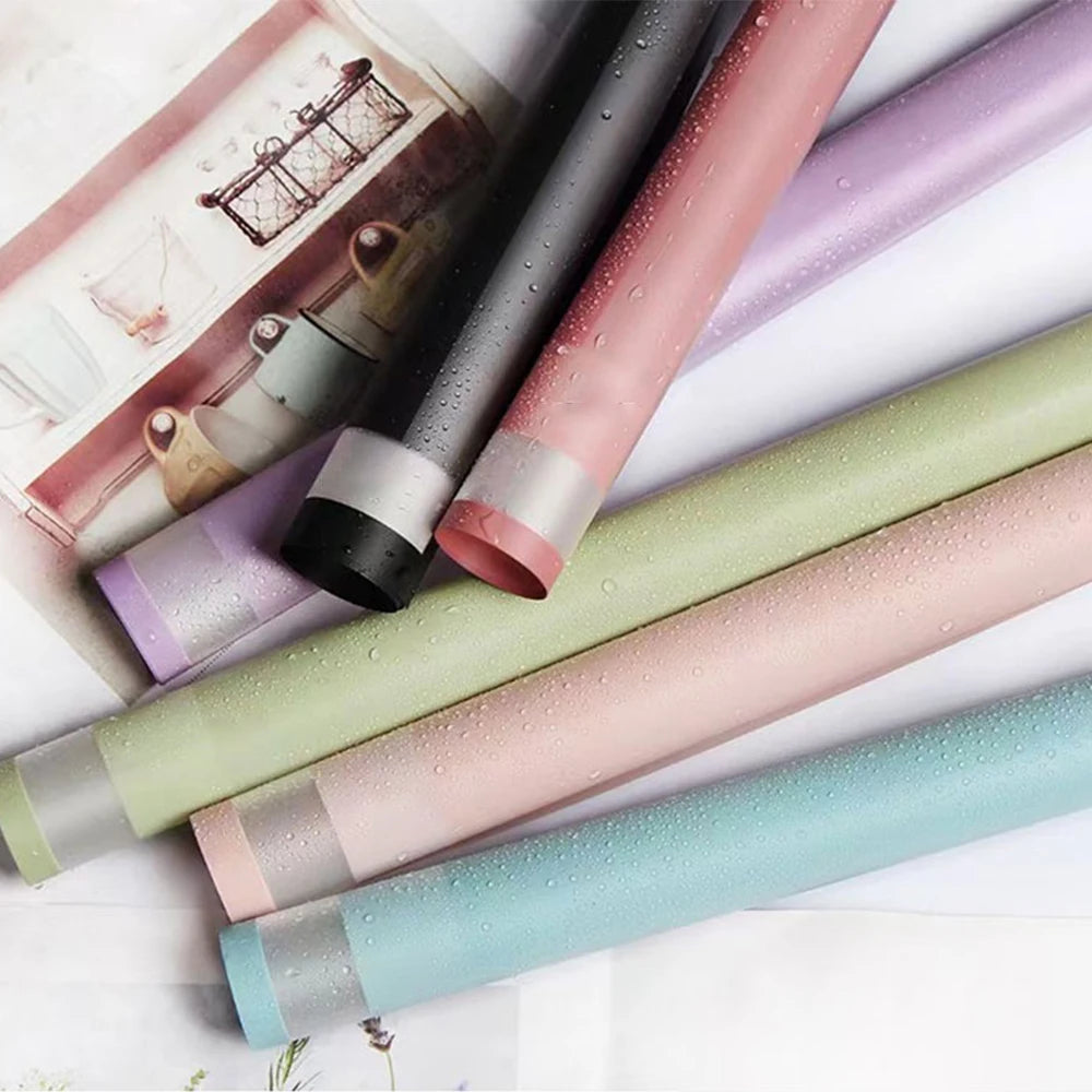 INUNION Waterproof Flower Wrapping Paper BOPP Film