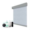 Home Smart Roller Blind Wireless  Wifi Connection Google Alexa Tuya Remote Control Motorized Roller Blinds for Window