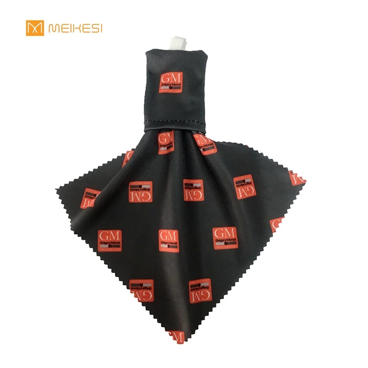 Customized Fashion Mini Microfiber Lens Cloth with Neoprene Pouch