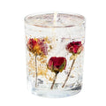 Handmade Soy Wax Real Flower Jelly Aromatherapy Incense Floral Glass Cup Bedroom Fragrance Ornament for Gift or Souvenir