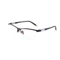 High Quality Pure Titanium Semi-Rimless Business Gentlemen Titanium Glasses Frames Titanium Optical Glasses for Men