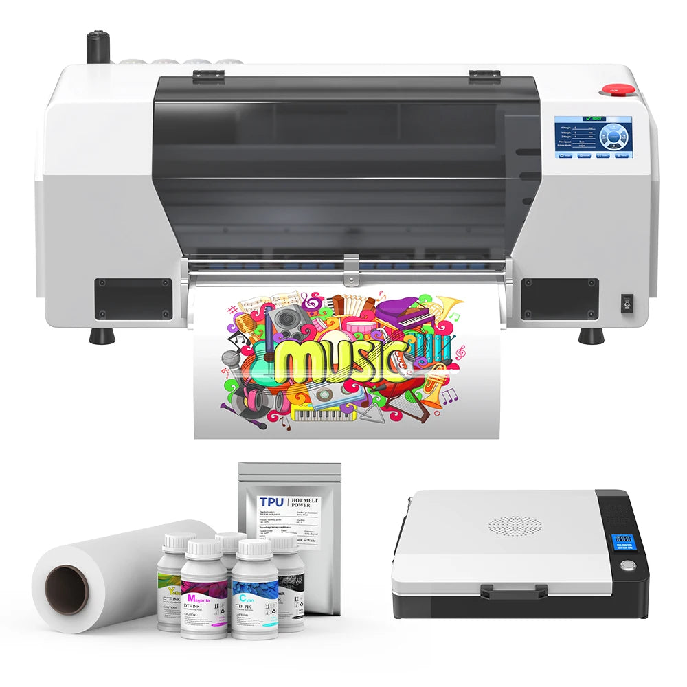 European Overseas Warehouse Cheap 13 inches A3 XP600 Head DTF Printer with Oven Kit T-shirt Textile Product Printing Machine