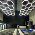GE8001 Led Hexagonal Lamps Honeycomb Led Garage Lights Detailing Studio Detailing Lamp Cellular