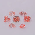 Starsgem Lab Diamond IGI Certificate 1.0ct Pink Color Lab Created Diamond 1 Carat Loose HPHT CVD Lab Grown Diamond