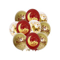 Dropship 12-Inch Eid Mubarak Latex Balloon Gold Confetti Party Decor for Ramadan Festival Festival Latex Balloon Decorations
