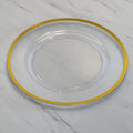 2026 Wholesale 13" PS Crystal Charger Plates for Wedding