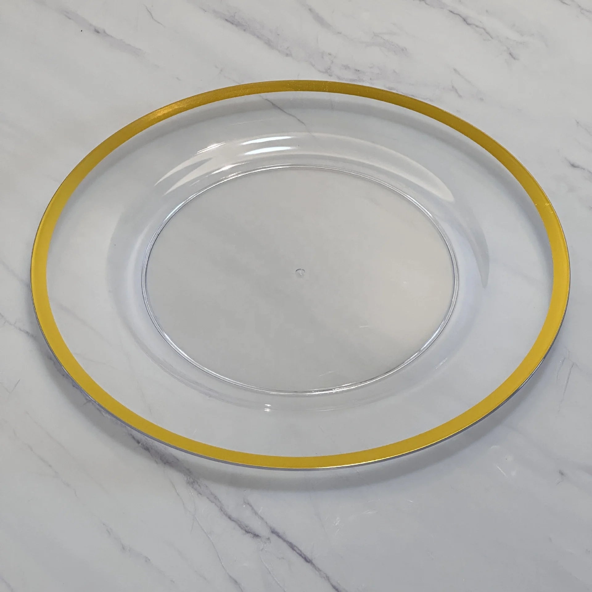 2026 Wholesale 13" PS Crystal Charger Plates for Wedding