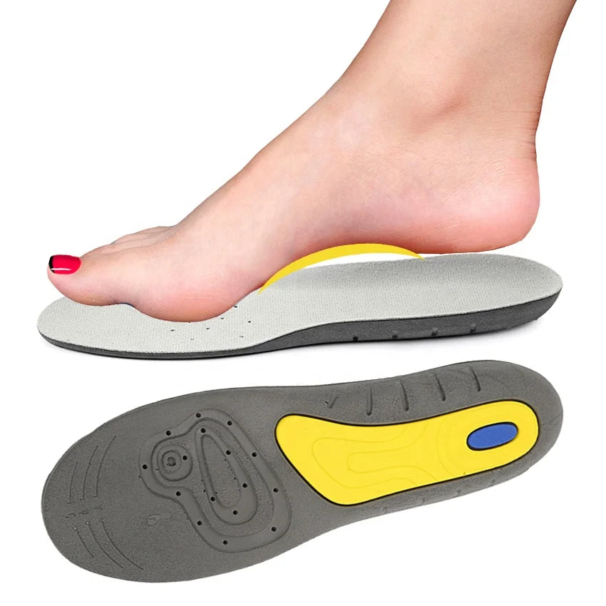 Sports Insoles for Plantar Fasciitis Shock Absorption Heel Protection Relieve Foot Pain Heel Pain High Performance Shoe Inserts