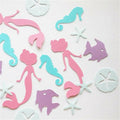 100pcs Mermaid Colorful Table Paper Confetti Birthday Wedding Party Decor Under the Sea