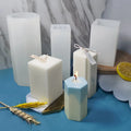 B-5039 Cuboid Geometric Gypsum Square Quadrilateral Hexagon Octagon Resin Silicone Soap Candle Mold Aromatherapy for 3D Mould