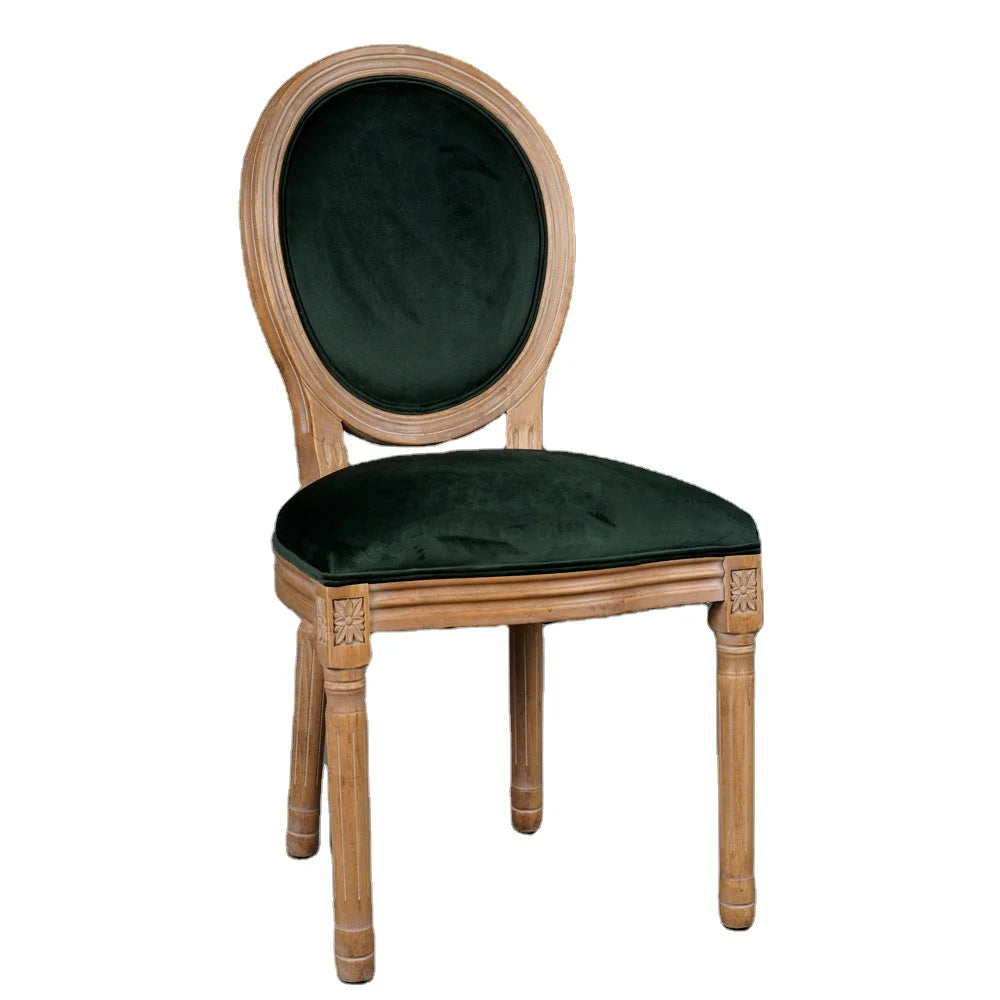 Modern Factory Direct Hot Sale Vintage Wedding Upholstered French Style Louis 14 Chair for Events
