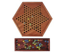 RunAn 15" Luxury High-grade Wooden Chess Chinese Checkers 2-in-1 Game Set Magnetic Board Storage Drawer (Customized Designs