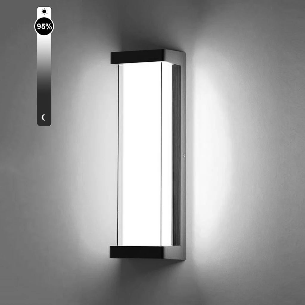 Porch Lights 15.75 Inch 30W 3000LM SCR Dimmable IP65 Large Outdoor Wall Light for Garage Balcony Front Door Terrace Real Estate