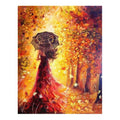 Ever Moment Woman In Forest Autumn Diamond Painting Cross Stitch Picture Mosaic 5D DIY Rhinestone Decor S2F1416
