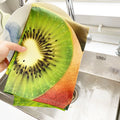 Wholesale Small MOQ Luxury Eco Friendly Hanging Gift Set Custom Logo Digital Active Printing Cotton Kitchen Tea Towel