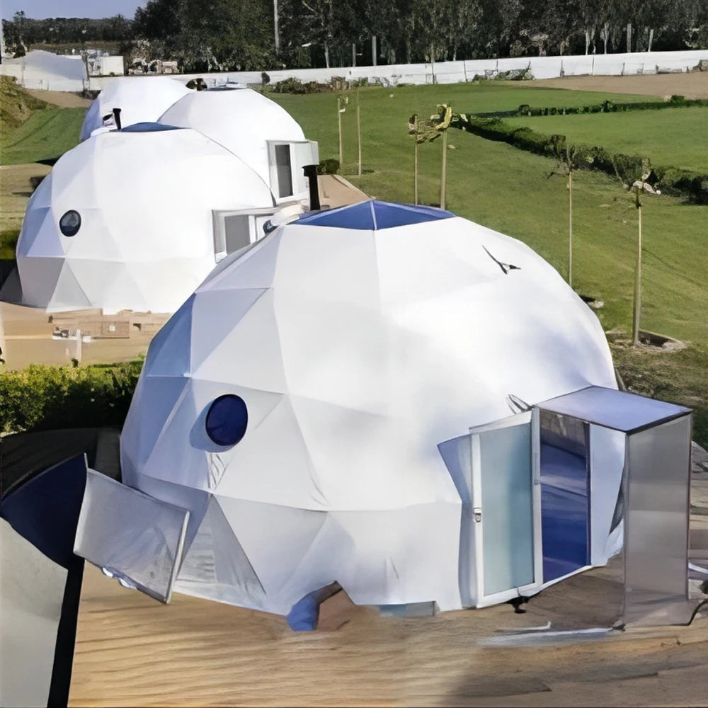 6m Outdoor Transparent Geodesic Dome Tent Igloo Ball House for Glamping Restaurant