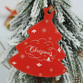 Set of 50 Kraft Paper Santa Animal Hangtags Xmas New Year Tree Hanging Decor Supplies Merry Christmas Tags Card Cards