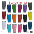 Custom Logo 30oz Powder Coated Double Wall Custom logo Vacuum Insulated Coffee Travel Mug  Stainless Steel Tumbler
